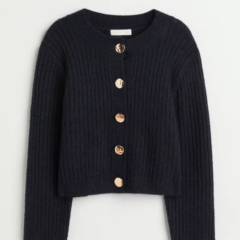 H&M Rib-knit Cardigan